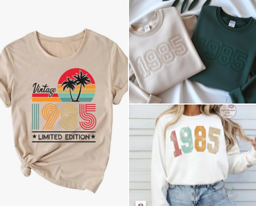1985 Birthday Outfits & Gifts (Cute + Casual Finds) cover photo collage