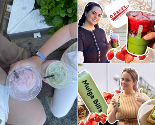 Strawberry matcha worth the $$ in Brisbane + the Gold Coast cover photo collage