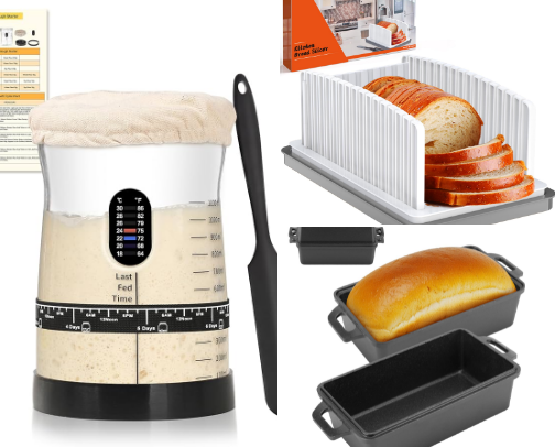 Beginner Sourdough Baking Essentials (No Fluff, Just Favorites) cover photo collage