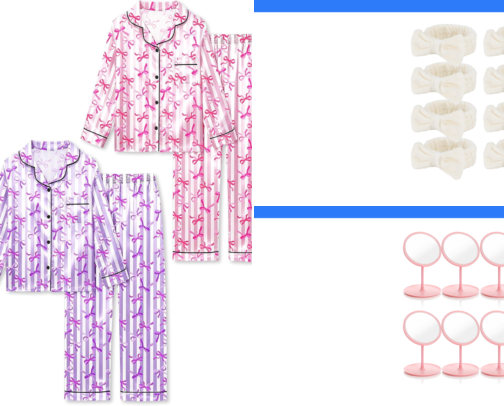 Little Girl Spa party cover photo collage