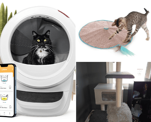 Cat Products cover photo collage