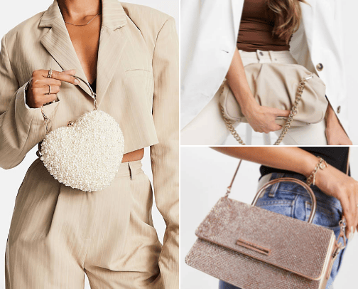 ASOS bags cover photo collage