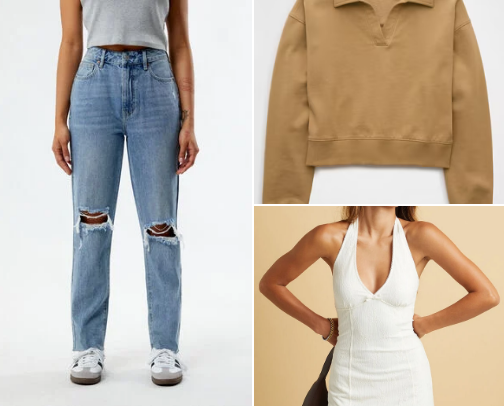 Trending Clothes 2025. cover photo collage