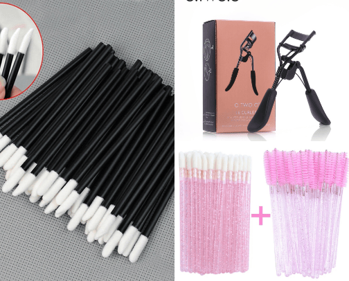 Makeup tools cover photo collage