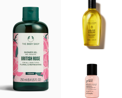 🛁 my shower shelf 🤍 cover photo collage