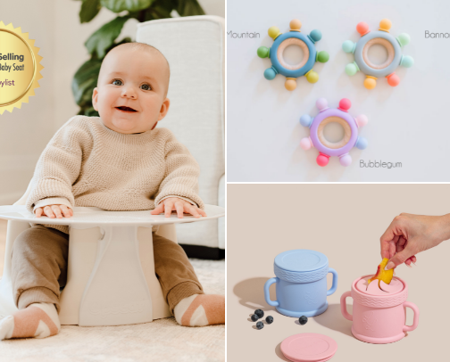 Non-toxic Christmas wish list for your baby: 3-12 months 👶🏻🎄 cover photo collage