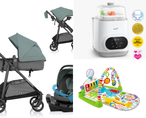 Baby Items That Help Me Not Lose My Mind cover photo collage