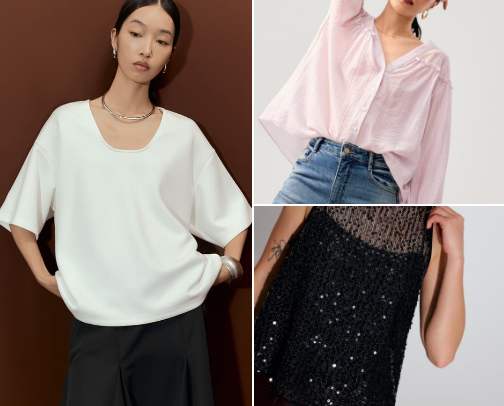 Pretty Tops That Make Getting Dressed Easy cover photo collage