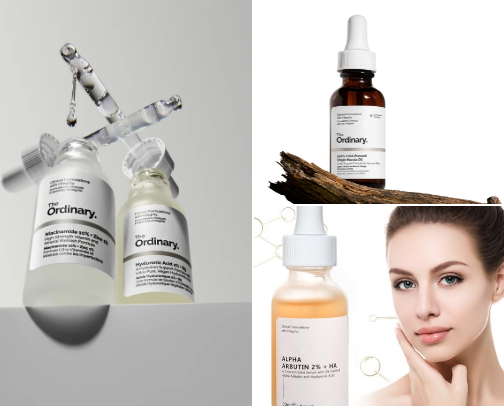 Glow with The Ordinary cover photo collage
