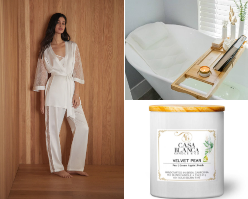 ✨Ingredients for girly self-care ritual 🎀 cover photo collage