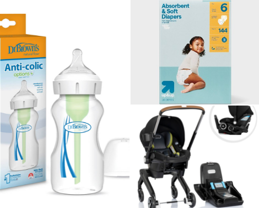 Baby Products to help with busy Mom life. cover photo collage