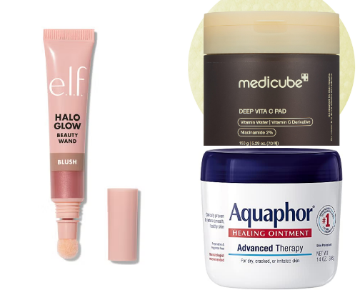 My top beauty products cover photo collage