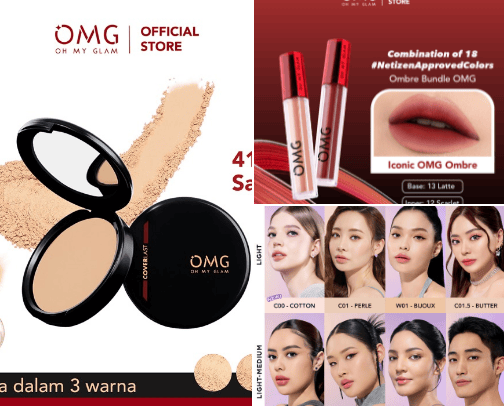 Makeup cover photo collage