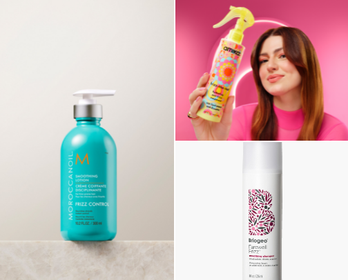 Curly hair routine 💗 cover photo collage