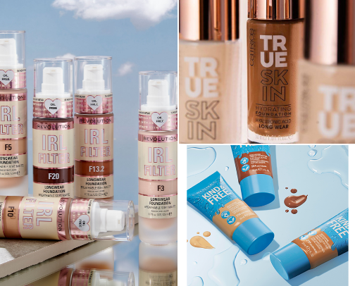 Best Drugstore Foundations That Actually Look Expensive✨ cover photo collage
