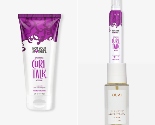 hair care for the prettiest hair (wavy/curly & heat damage products) cover photo collage