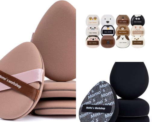 Makeup tools cover photo collage