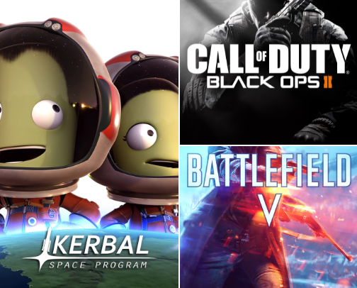 Top 10 video games cover photo collage