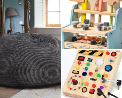 Essentials I use for my autistic son 🌷💖 cover photo collage
