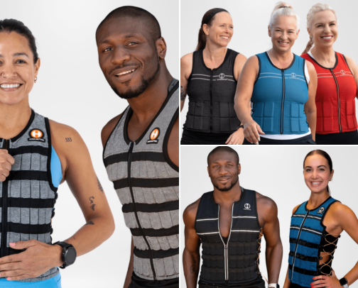 Adjustable Weighted Vests for Walking and Workouts cover photo collage