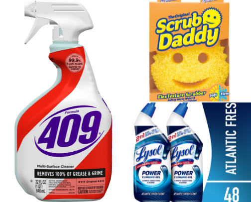Favorite Cleaning Supplies cover photo collage