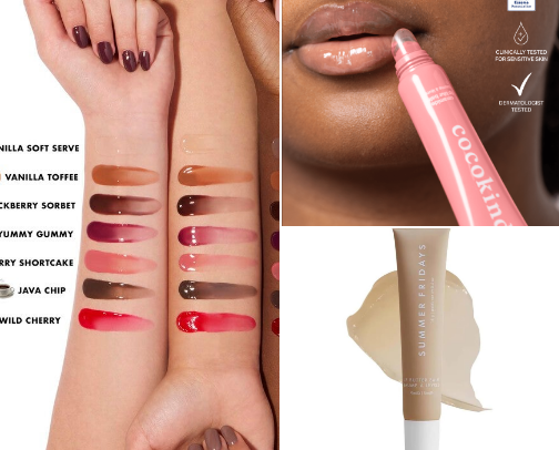 lip products you NEED in your life💋💄✨🖤 cover photo collage