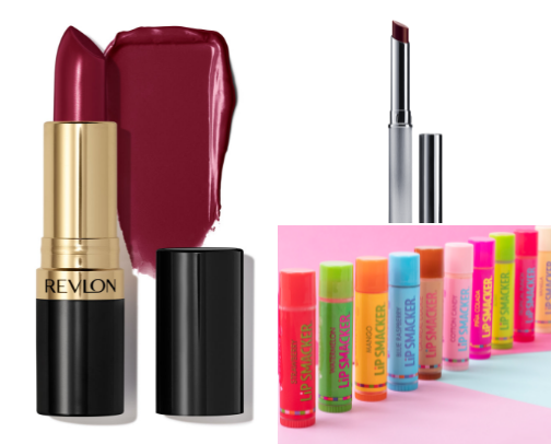 90s nostalgic lippies cover photo collage