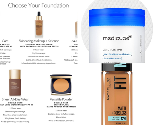 Beauty recommendations from a 30 year old mom cover photo collage