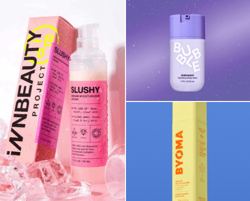skincare favs cover photo collage