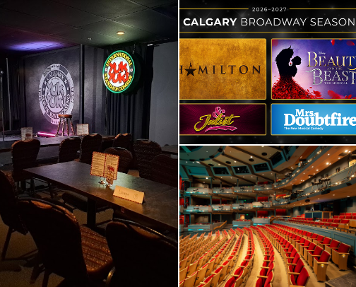 Calgary Theatre, concerts and shows cover photo collage
