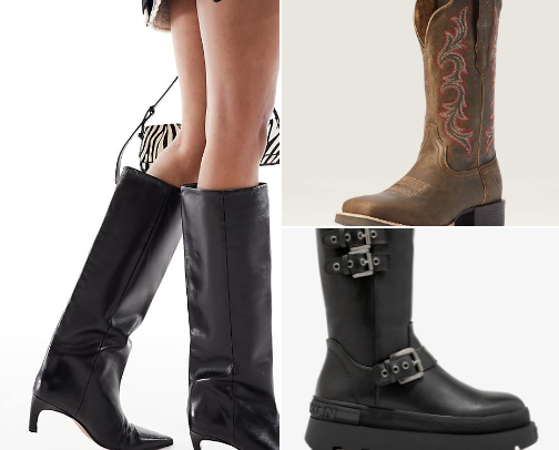Shoes, boots must have cover photo collage
