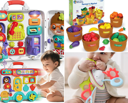 Purposeful, fun gifts/toys for kids cover photo collage