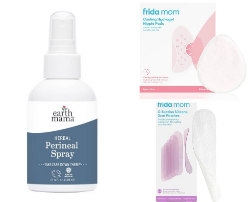 Postpartum cover photo collage