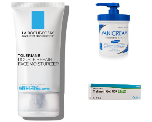 Skin care- affordable, acne-prone, low effort cover photo collage