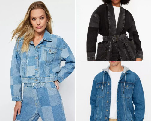 Timeless style and versatility Denim cover photo collage