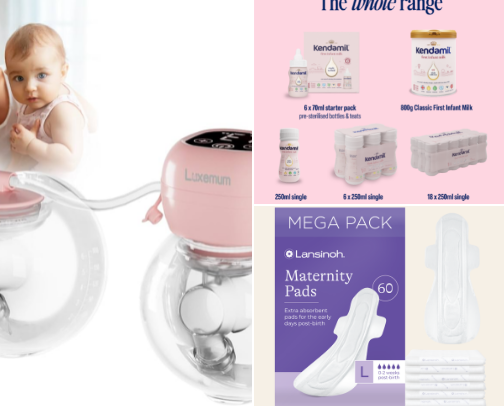 Hospital bag: what to pack if your having a C section. cover photo collage