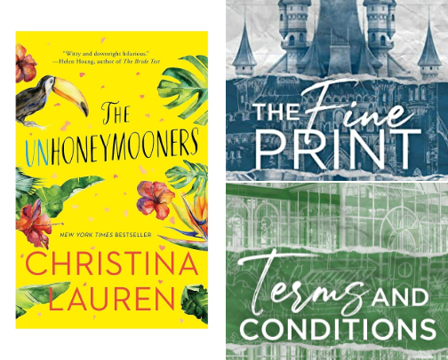 Books You Will Love- romcom, seasonal, fantasy, and more recs cover photo collage