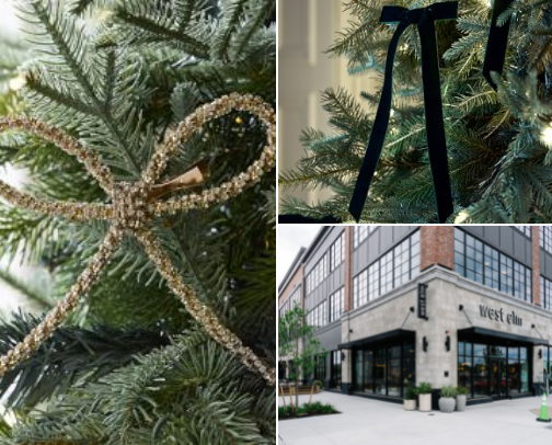 Christmas decorations cover photo collage