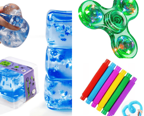 Fidget Toys to keep stress away cover photo collage