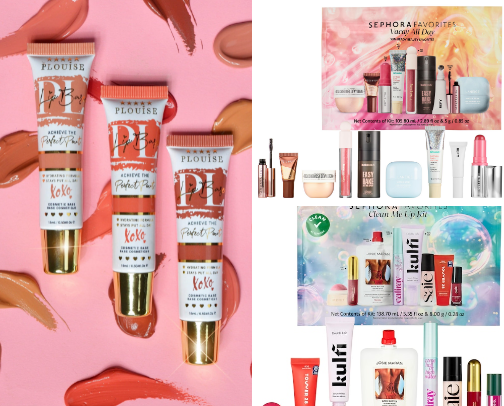 Skincare favourite recs cover photo collage