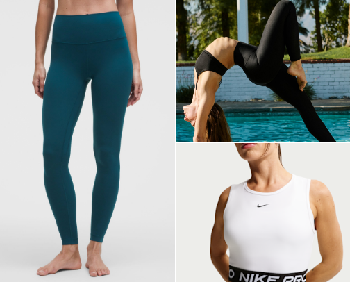 Activewear/Gym Clothes and Products cover photo collage