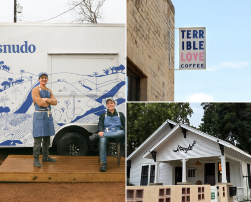 Top 10 Coffee Recs in ATX cover photo collage