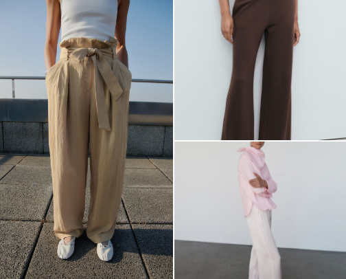 Mango Sale 2026 trousers cover photo collage