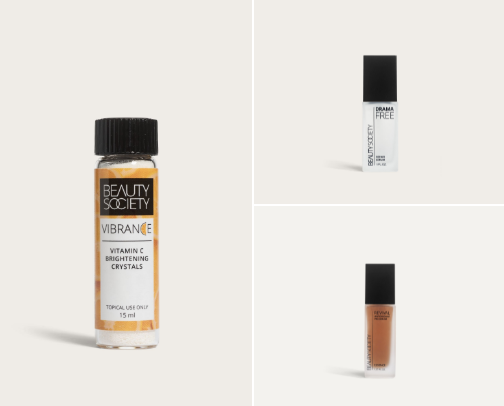 Skincare to Get Up & Glow cover photo collage