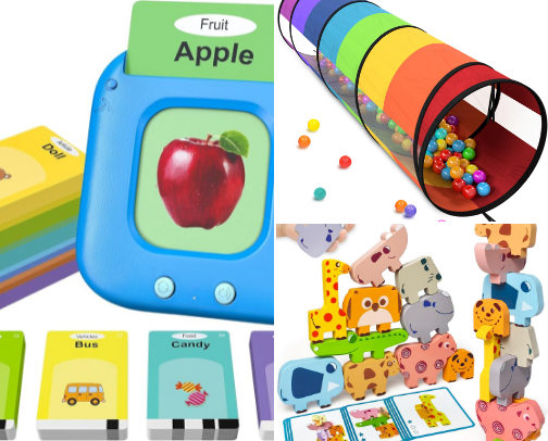 kids toyes 1-3 cover photo collage