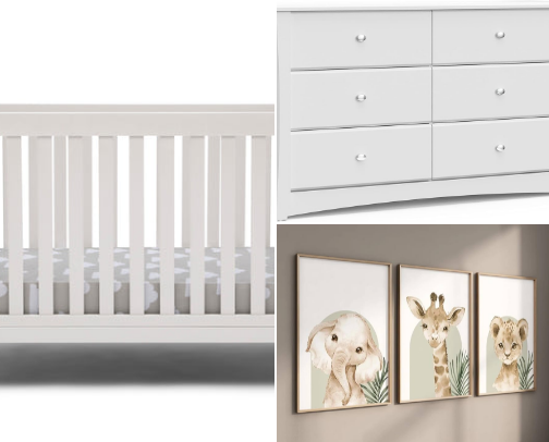 My most favorite nursery items/decor cover photo collage