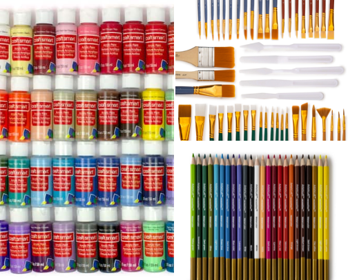 Just go to get theses art supplies for you're hobby hunger cover photo collage