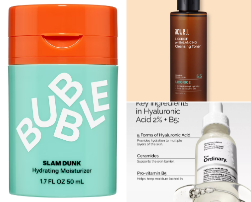 Favorite Skincare Products cover photo collage