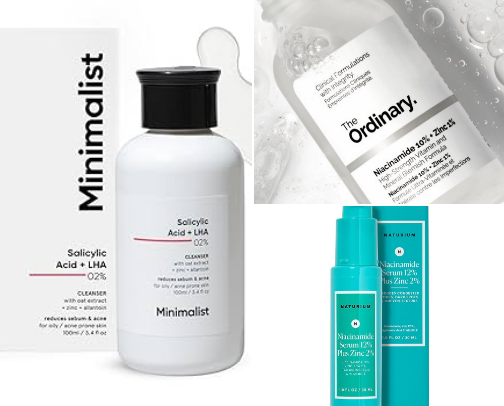 My go to skincare products for oily and acne prone skin cover photo collage