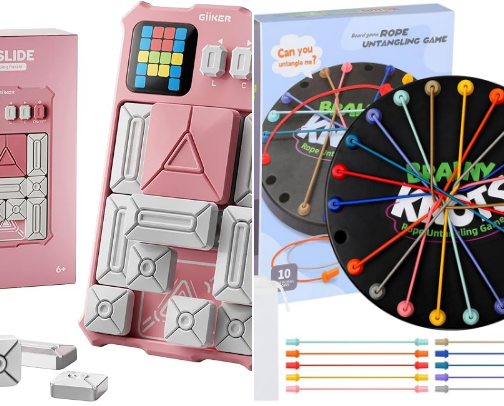 Brain boost toys cover photo collage